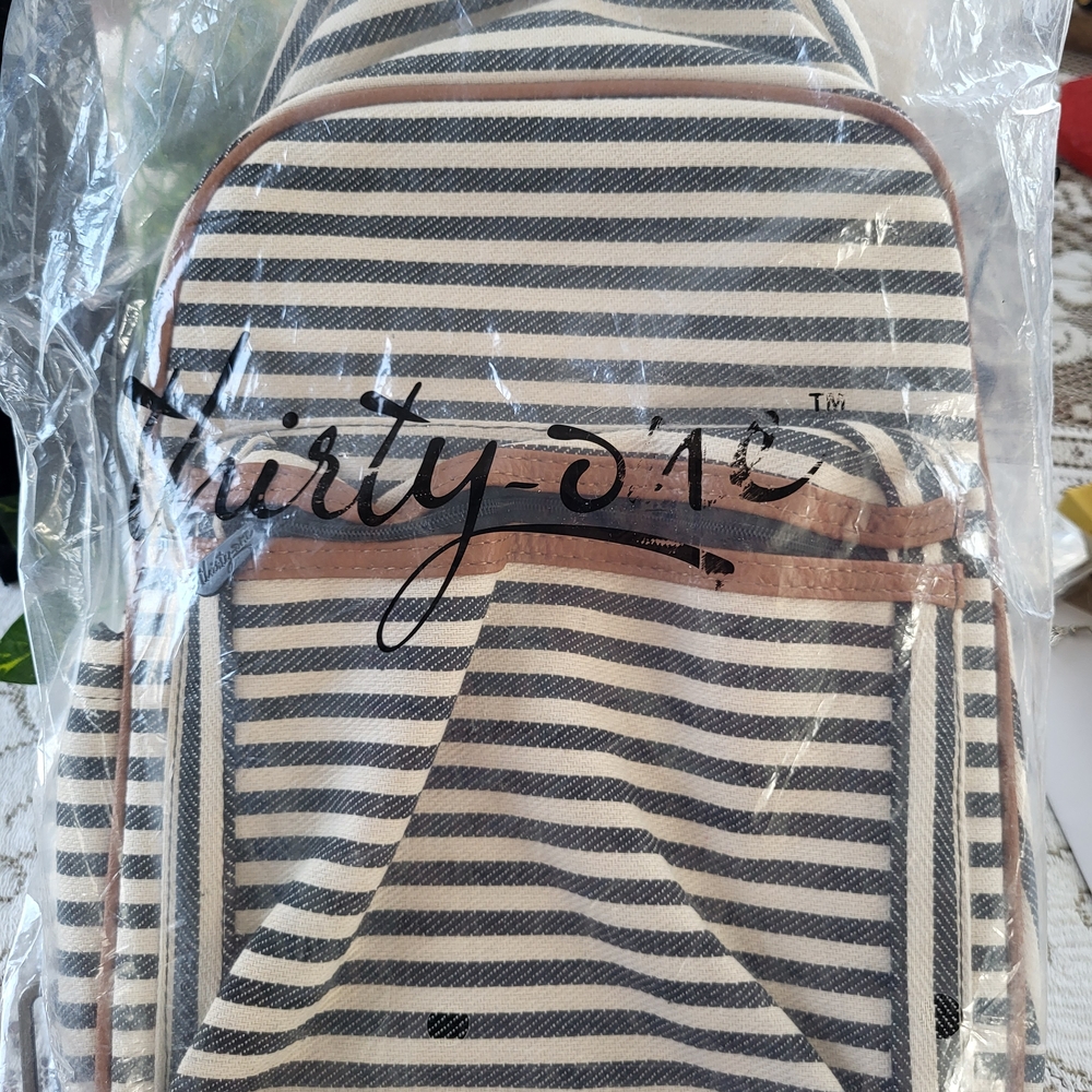 Thirty-One Striped Sling Back Thermal